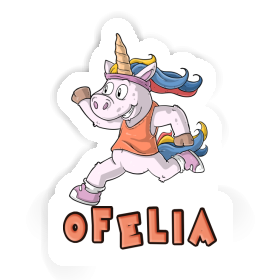 Ofelia Aufkleber Läuferin Image