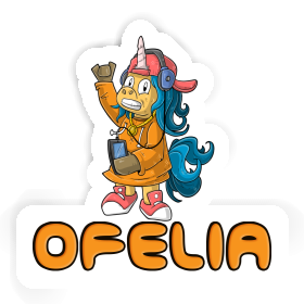 Hip-Hop Einhorn Sticker Ofelia Image
