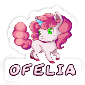 Einhorn Aufkleber Ofelia Image