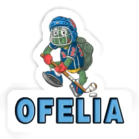Ofelia Aufkleber Eishockeyspieler Image