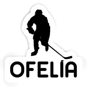 Joueur de hockey Autocollant Ofelia Image