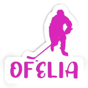 Autocollant Joueuse de hockey Ofelia Image