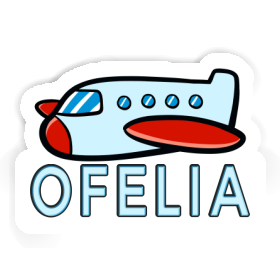 Sticker Ofelia Flugzeug Image