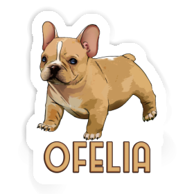 Ofelia Autocollant Bulldog français Image