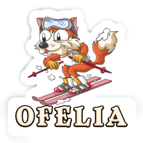 Skifahrer Sticker Ofelia Image