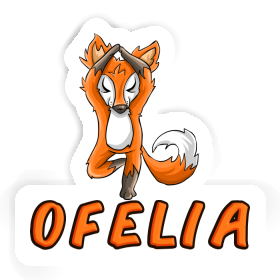 Aufkleber Ofelia Yoga Fuchs Image