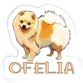 Spitz allemand Autocollant Ofelia Image
