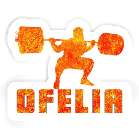 Weightlifter Sticker Ofelia Image