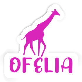 Autocollant Girafe Ofelia Image