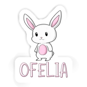 Autocollant Ofelia Lapin Image