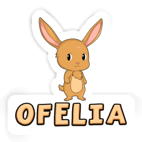 Ofelia Autocollant Lapin Image