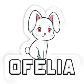 Lapin Autocollant Ofelia Image