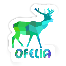 Hirsch Aufkleber Ofelia Image