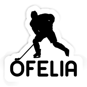 Ofelia Autocollant Joueur de hockey Image