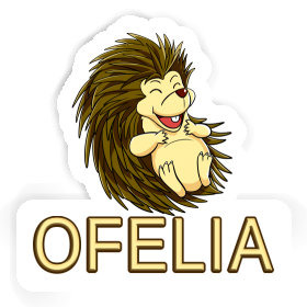 Hérisson Autocollant Ofelia Image