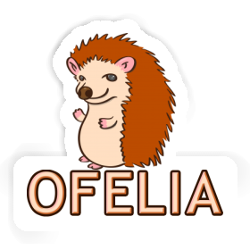 Autocollant Hérisson Ofelia Image
