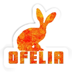 Autocollant Ofelia Lapin Image