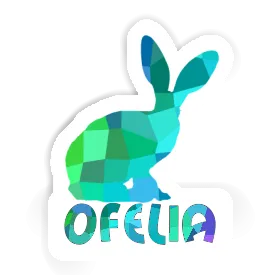 Autocollant Ofelia Lapin Image