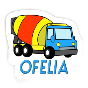 Ofelia Aufkleber Mischer-LKW Image