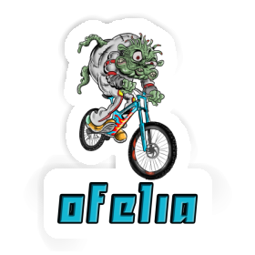 Ofelia Aufkleber Downhill-Biker Image