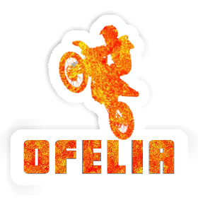 Motocrossiste Autocollant Ofelia Image