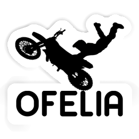Autocollant Ofelia Motocrossiste Image