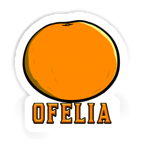 Sticker Ofelia Orange Image