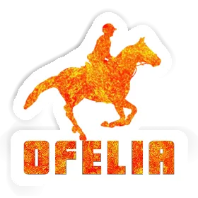 Autocollant Cavalière Ofelia Image