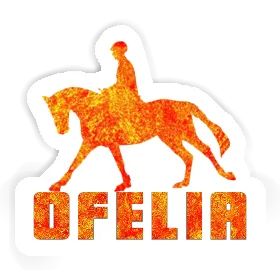 Cavalière Autocollant Ofelia Image