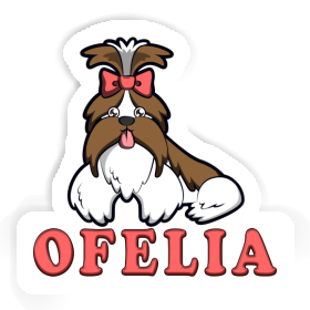 Autocollant Shih Tzu Ofelia Image
