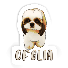 Shih Tzu Autocollant Ofelia Image