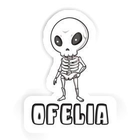 Autocollant Squelette Ofelia Image