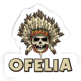 Sticker Kinder Totenkopf Ofelia Image