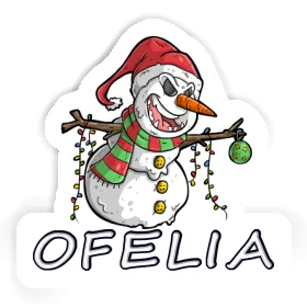 Ofelia Autocollant Bonhomme de neige Image