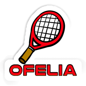Tennisschläger Aufkleber Ofelia Image