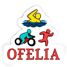Triathlète Autocollant Ofelia Image