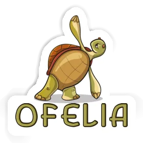 Aufkleber Ofelia Yoga-Schildkröte Image