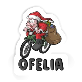 Ofelia Autocollant Cycliste Image