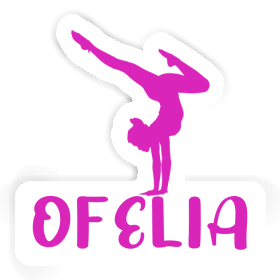 Aufkleber Ofelia Yoga-Frau Image