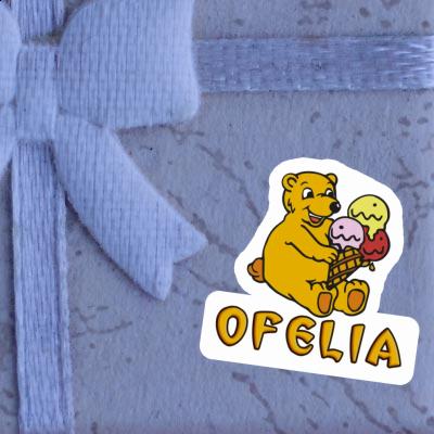 Ours de glace Autocollant Ofelia Notebook Image