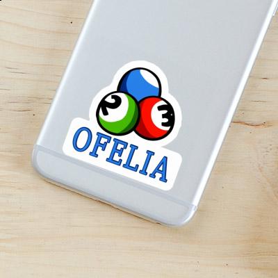 Autocollant Boule de billard Ofelia Image