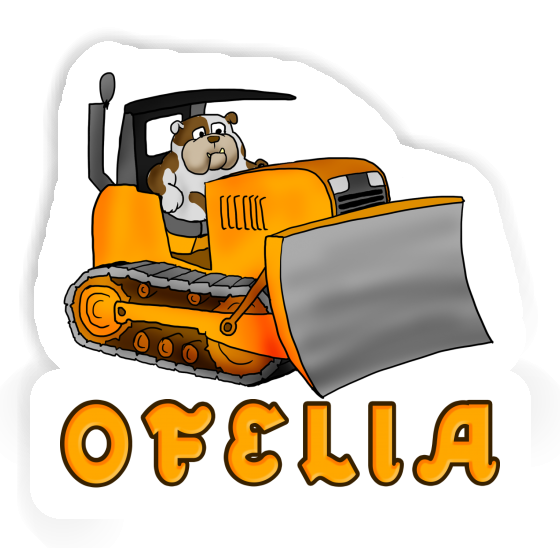 Sticker Ofelia Bulldozer Notebook Sticker Ofelia Bulldozer Notebook Image