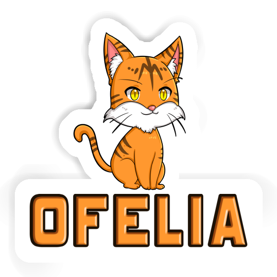 Aufkleber Ofelia Katze Notebook Aufkleber Ofelia Katze Gift package Image