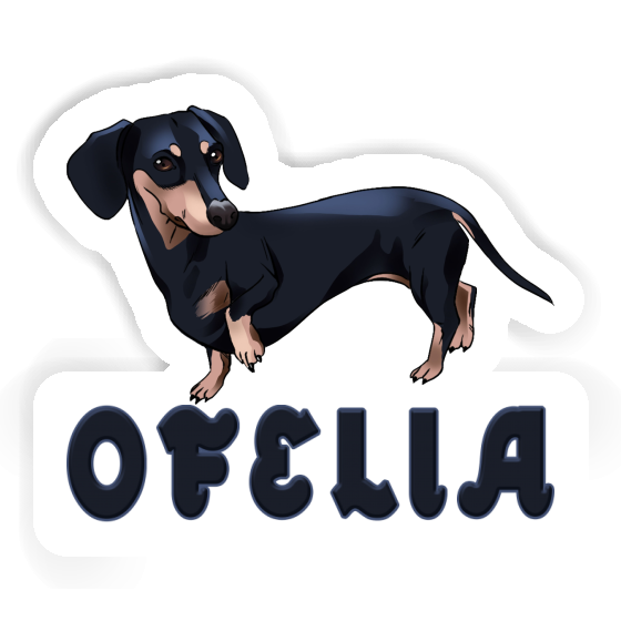 Autocollant Ofelia Teckel Image