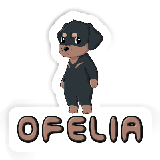 Ofelia Sticker Rottweiler Notebook Ofelia Sticker Rottweiler Gift package Image