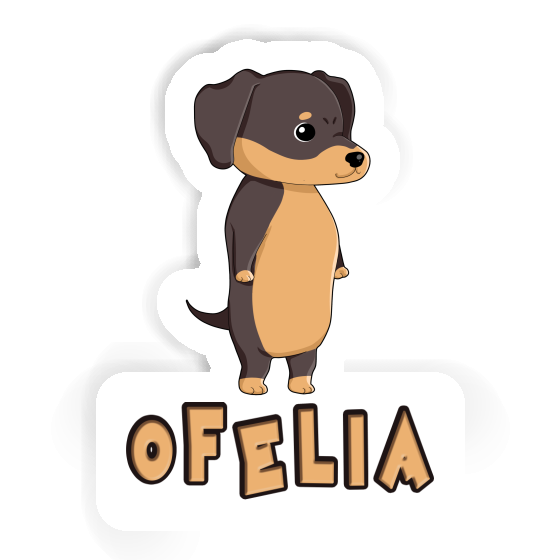 Ofelia Sticker Dackel Notebook Image