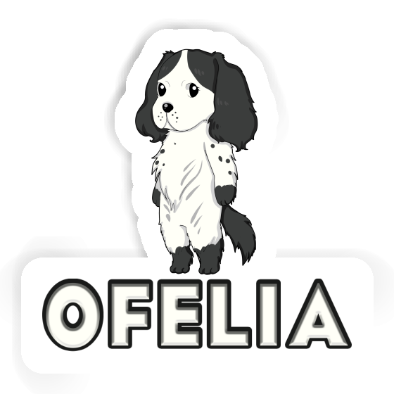 Cocker Spaniel Sticker Ofelia Laptop Image