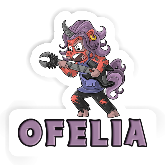 Sticker Ofelia Rockendes Einhorn Notebook Sticker Ofelia Rockendes Einhorn Notebook Image