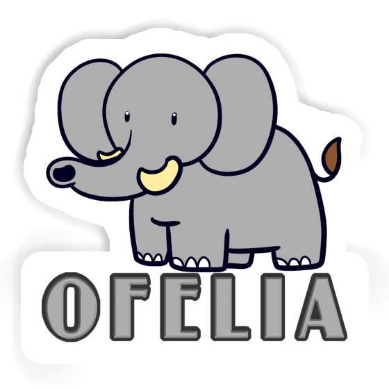 Ofelia Sticker Elefant Notebook Image