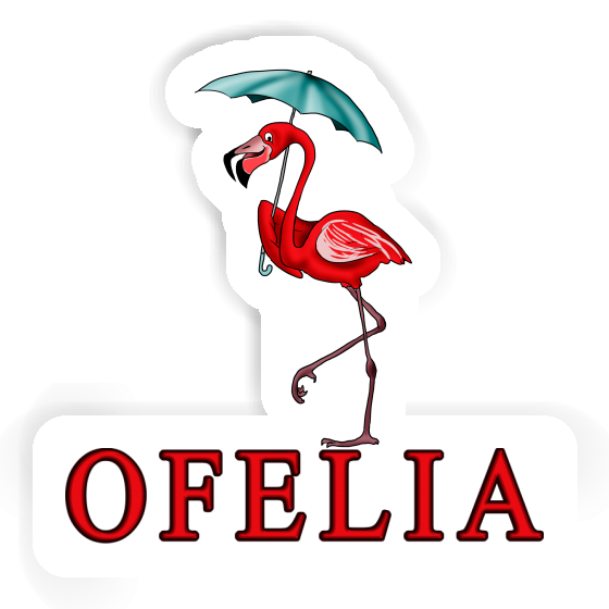 Ofelia Autocollant Flamant Notebook Image